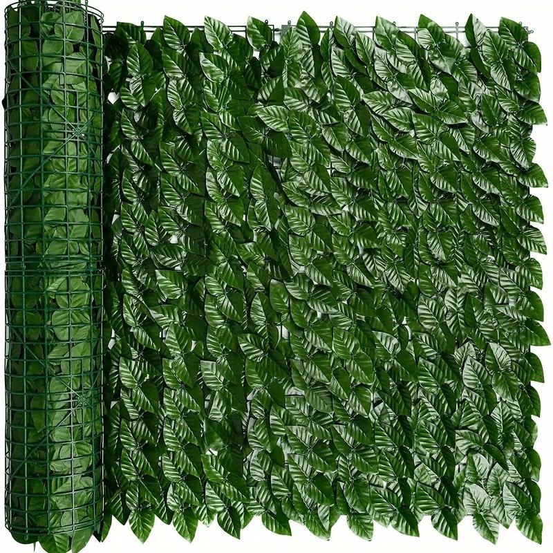 Artificial Ivy Leaf Fence, Faux Ivy Leaf Fence, Decorative Fence for Outdoor Garden, Garden & Patio Decoration Supplies