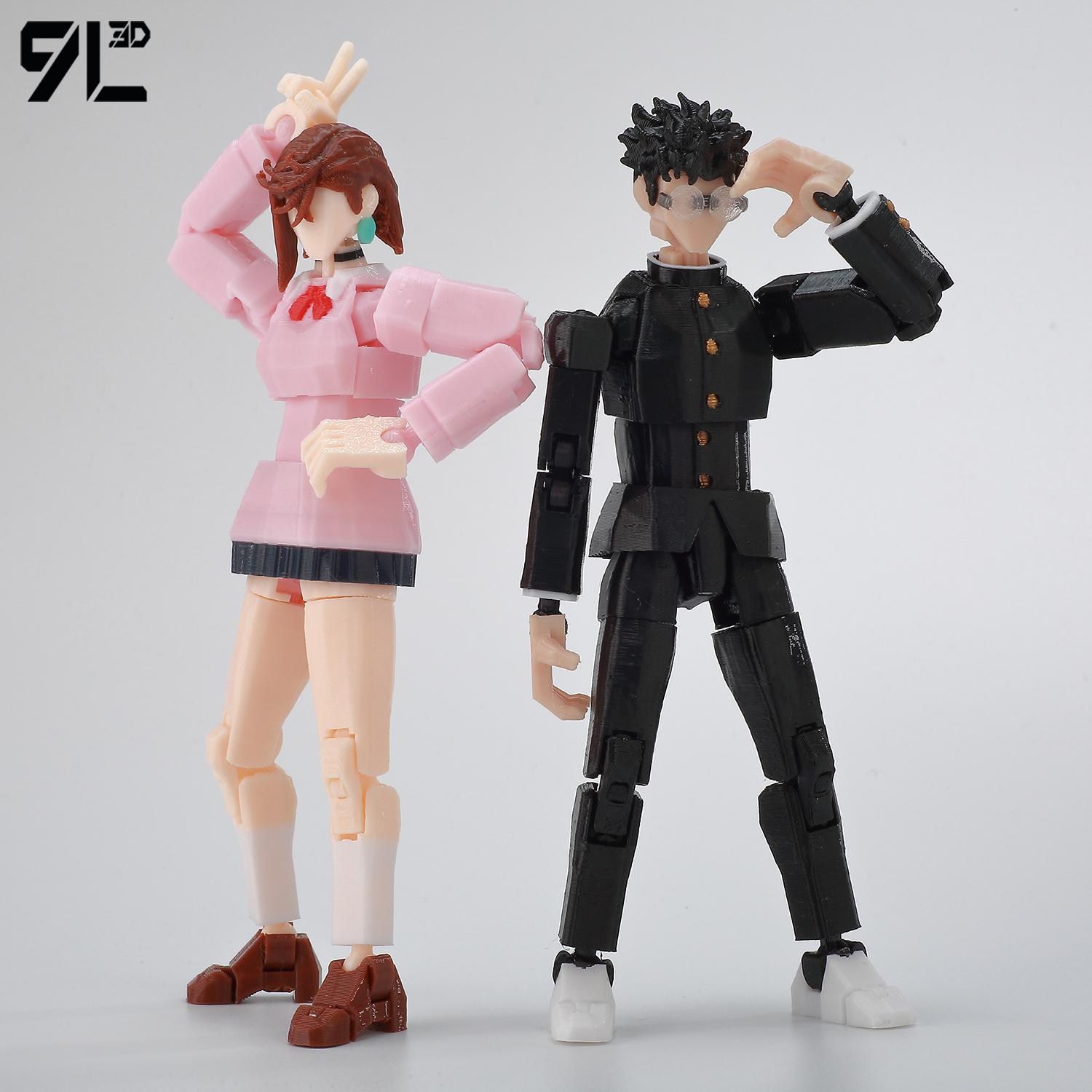 ​9L3D Dandadan Heroes AyaseMomo Dantalian LUCKY13 Titan13 Multi-Jointed T13 Dummy13 Anime Action Figure Collectible Toys Gifts popular