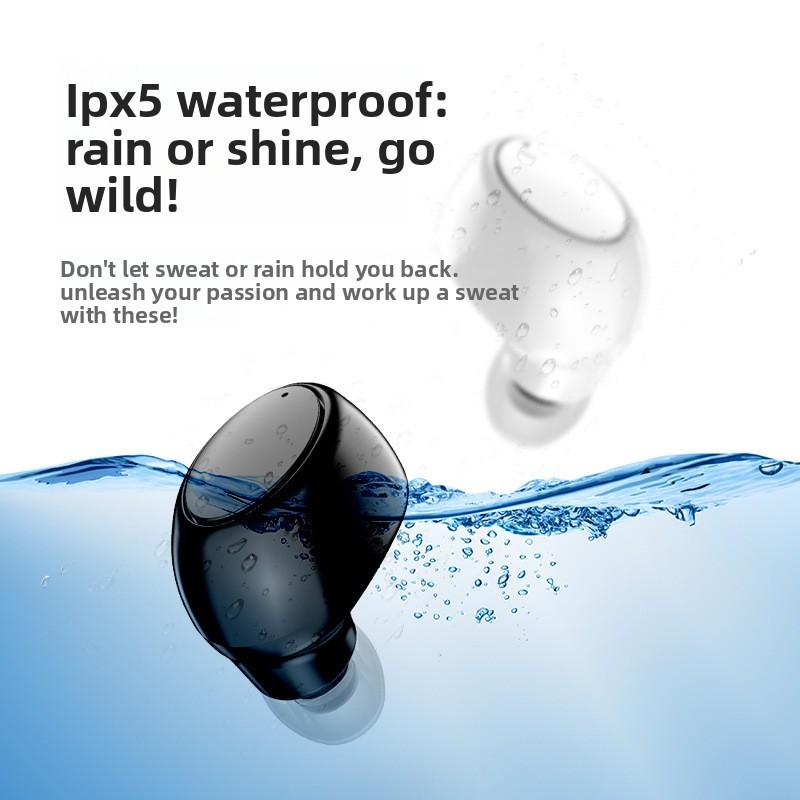 Ultra-Small Mini Invisible In-Ear Bluetooth 5.0 Earbud for Sports & Car Driving