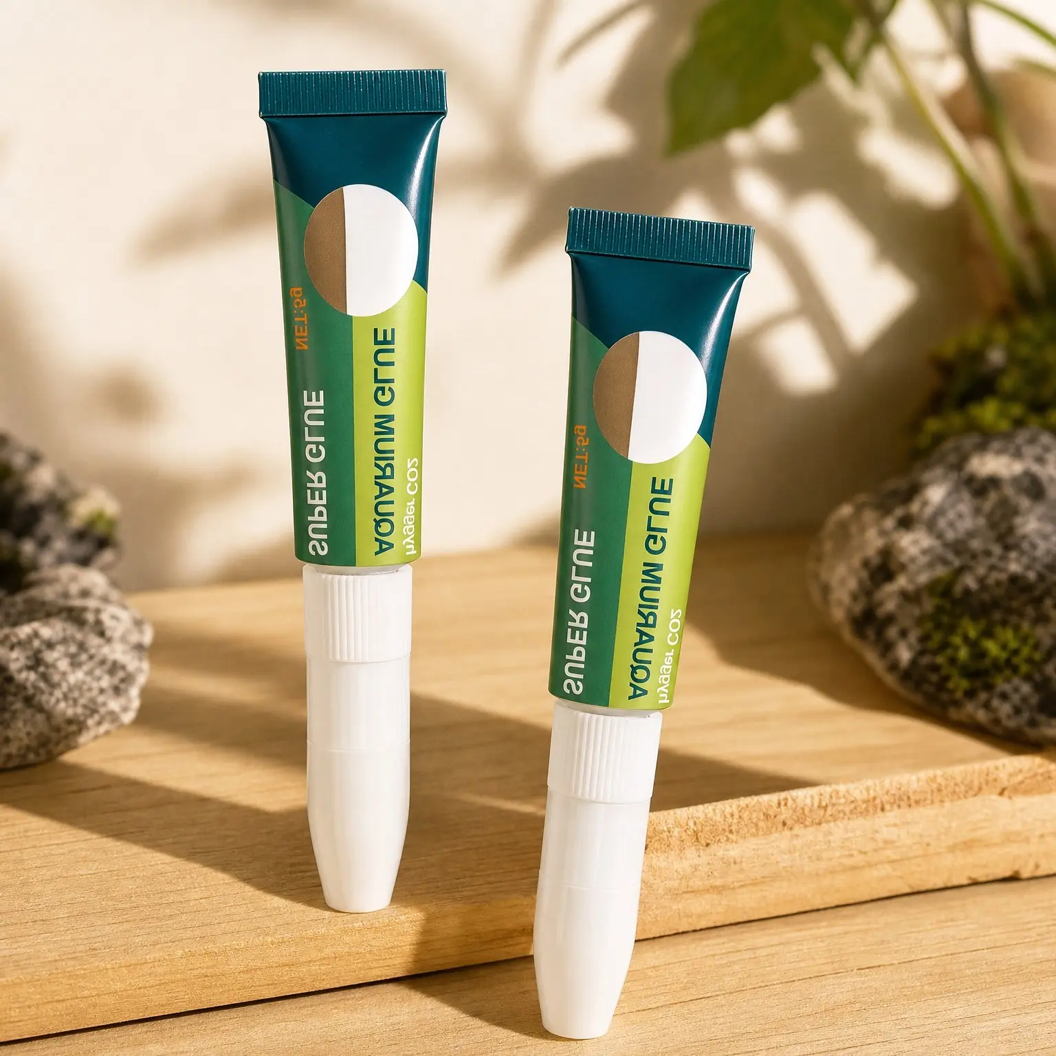 Aquarium Glue, Clear Coral Glue for Plants, Rocks, Moss, Coral, Stone, Wood - Quick Drying, Fish Safe, Freshwater & Saltwater Aquascaping - 5g (2PCS)Gift