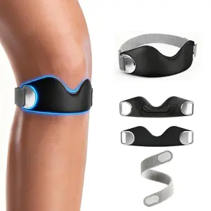 Adjustable Silicone Patella Support Brace with Butterfly Padding, Patella Belt, Relieves Knee Pressure, Ideal for Jumping Knee, Running, Basketball, Exercise, Patella Stabilizer Knee Brace, Knee Pain Tool