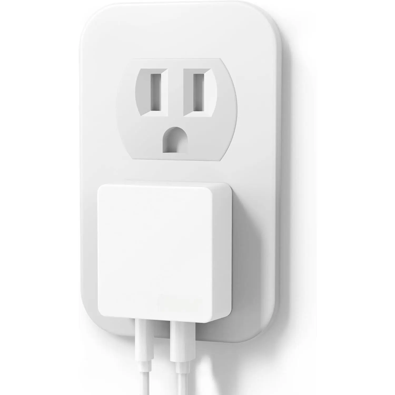 Flat USB C Wall Charger, 45W  Port PPS  USB Charger Block(1*USB-C & 1*USB-A), Slim USB C Wall Plug for  17/16 and  Series, MacBook Air, iPad