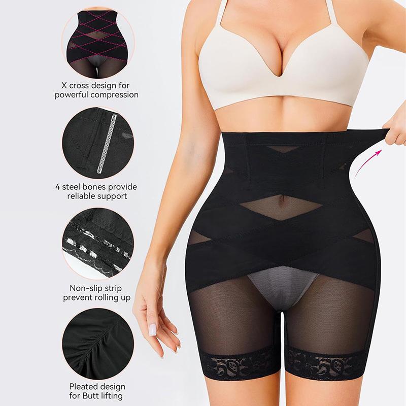 Women Shapewear Tummy Control Postpartum Underwear High Waist Butt Lifting Shorts Seamless Slimmer Body Shaper
