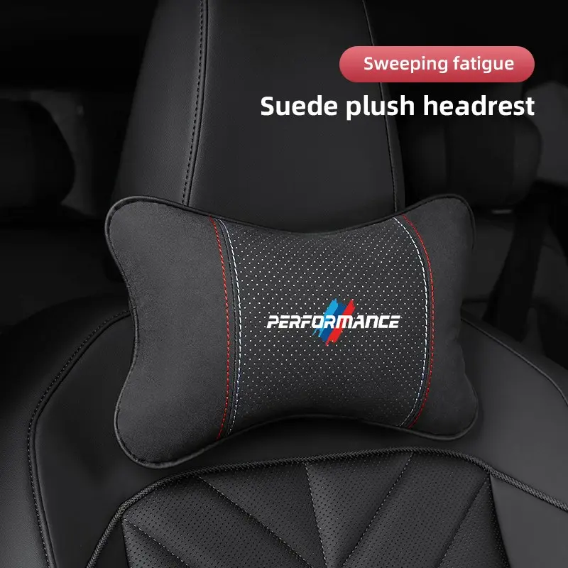 Car Headrest/Lumbar Support Auto Neck Pillow Waist Cushion For BMW Performance F25 F26 F15 F16 E90 E91 E92 E60 E84 G22 G32 F13 F36 G30 G20 G11 G12 F80 F82 F90
