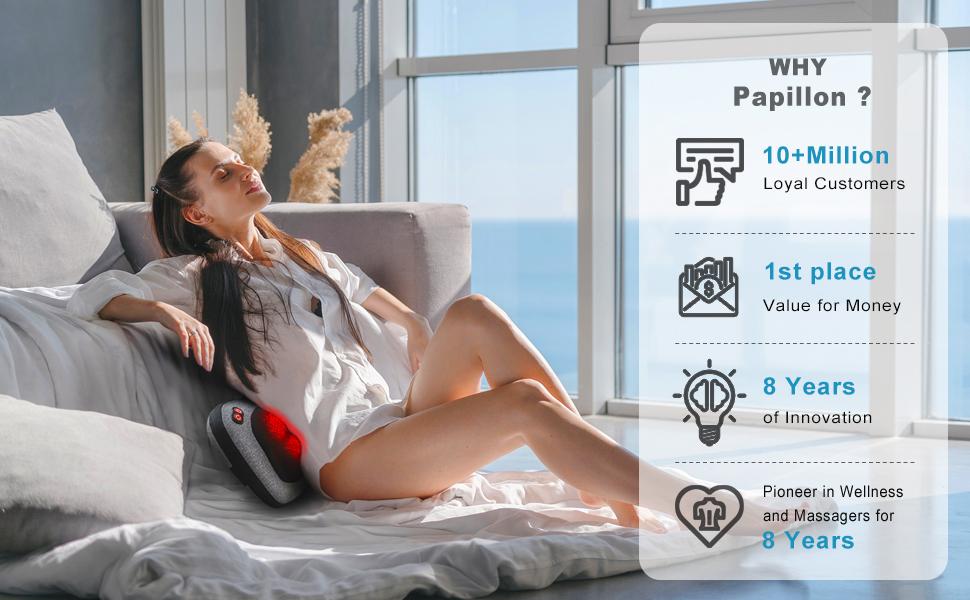 Back Massager with Heat,Shiatsu Neck Massager Pillow for Back,Neck,Shoulder,Foot & Lower Back Pain Relief,Electric Kneading Massager, Gifts for Women/Men/Dad/Mom/Fathers Day/Mothers Day Back Massager with Heat,Shiatsu Neck Massager Pillow for Back,Neck,Shoulder,Foot & Lower Back Pain Relief,Electric Kneading Massager, Gifts for Women/Men/Dad/Mom/Fathers Day/Mothers Day