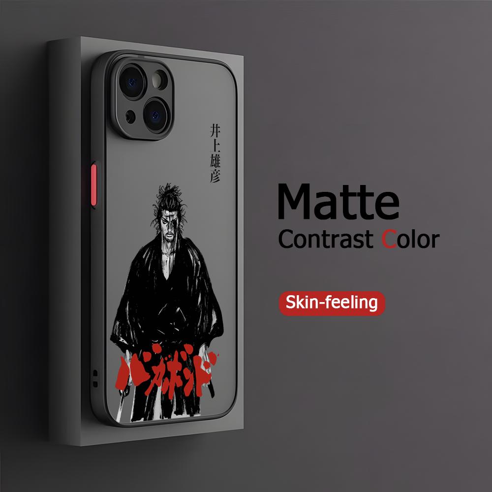 Vagabond Inoue Takehiko Phone Case for iPhone 17 16 15 14 13 12 11 Pro Max X Xs Matte Transparent Hard Cover