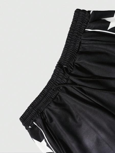 Men's Star & Letter Print Drawstring Waist Sweatpants, Casual Comfy Loose Jogger Pants for Daily Wear, Fashion Men's Bottoms for All Seasons, Casual Sports Trousers