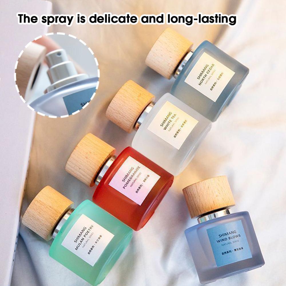 1 Count 50ml Perfume Fresh Women's Long-lasting Light Fragrance Girls' Heart Natural Series Perfume, White Tea Qinghuan Perfume, Cosmetics, Body Perfume