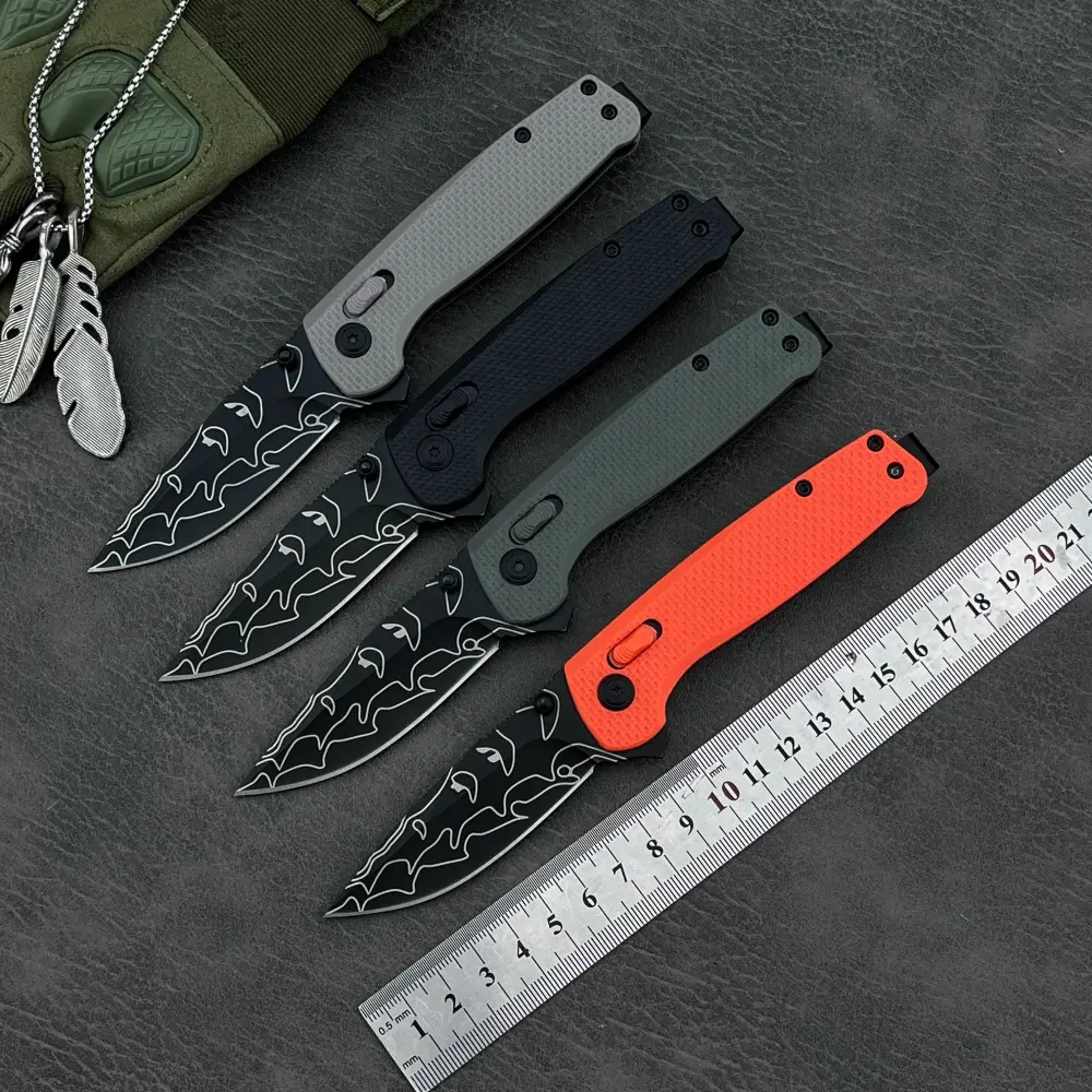Hot Pocket Folding Knife 440C Blade Nylon Fiberglass Handle EDC Carry Camping Outdoor Knife Jungle Survival Knife Christmas Gift