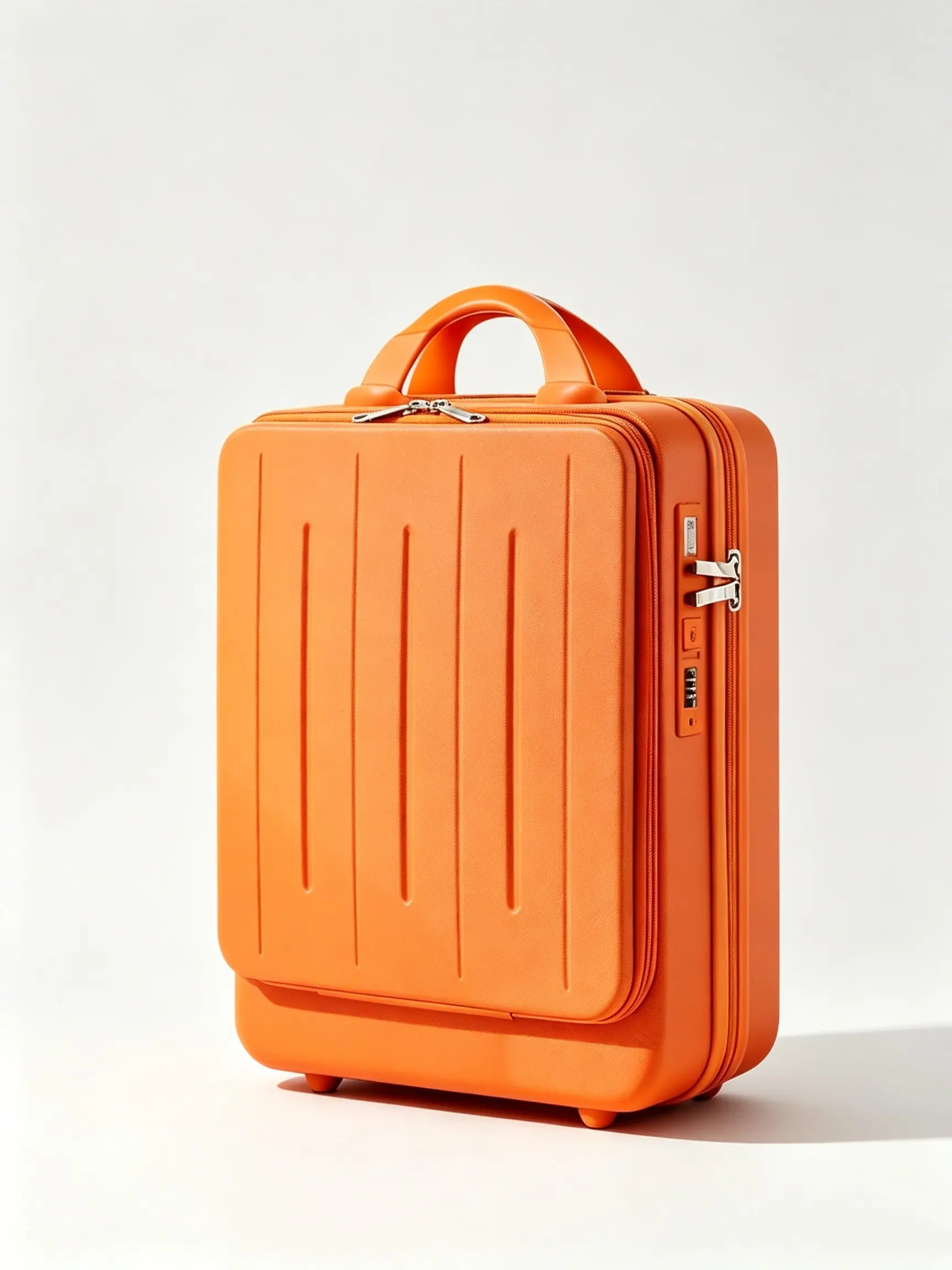 18 Inch Carry-On Luggage, Multi-Layer Design for Easy Access, Password Lock, Ideal for Short Trips, Perfect Storage Box