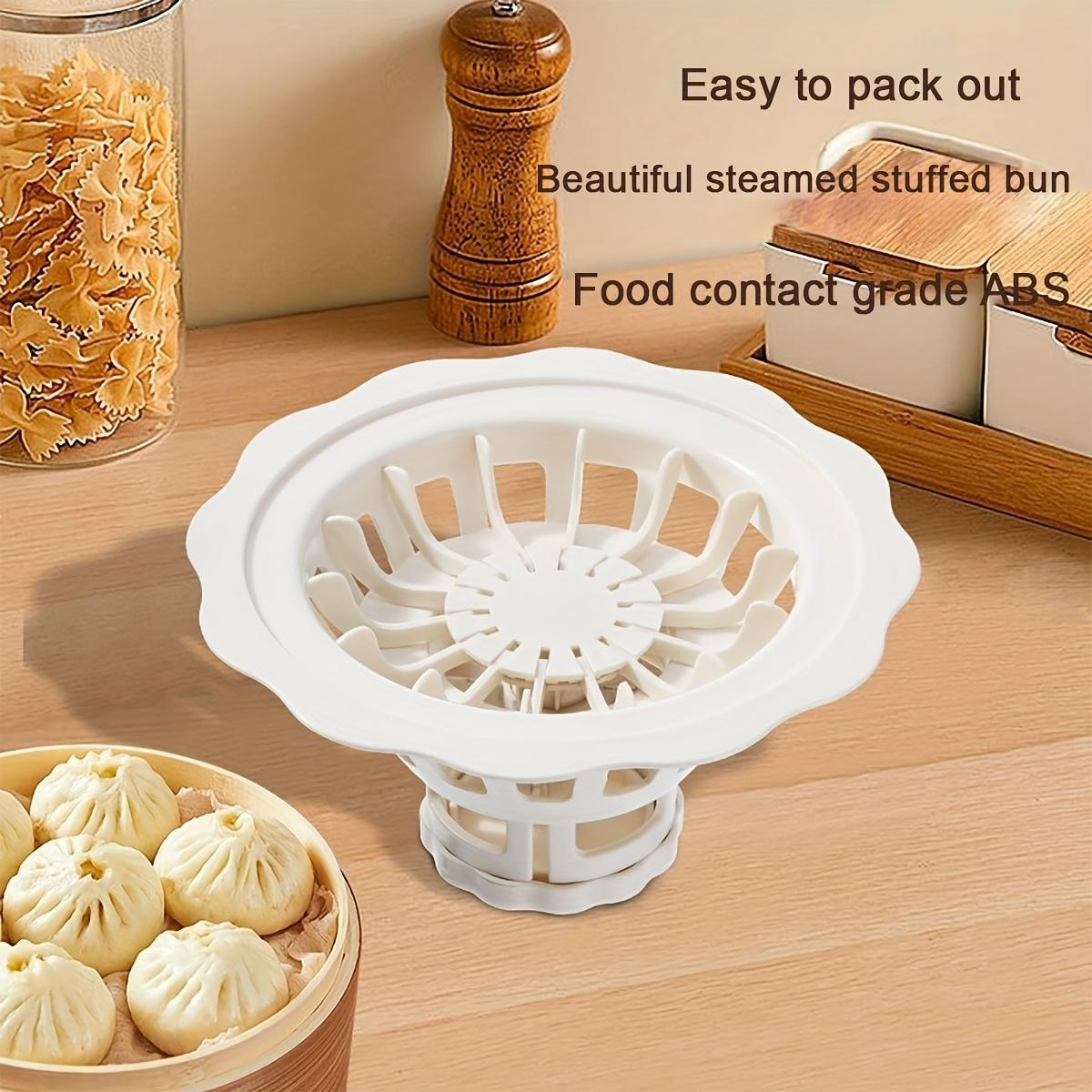 Easy-To-Remove Non-Stick Bun Maker - Food-Grade ABS Plastic Kitchen Tool Equipped with a Uniform Dumpling Mold, Designed for Making Buns And Shao Mai, Quick Forming, Non-Stick, Easy to Release, Practical Kitchen Utensil