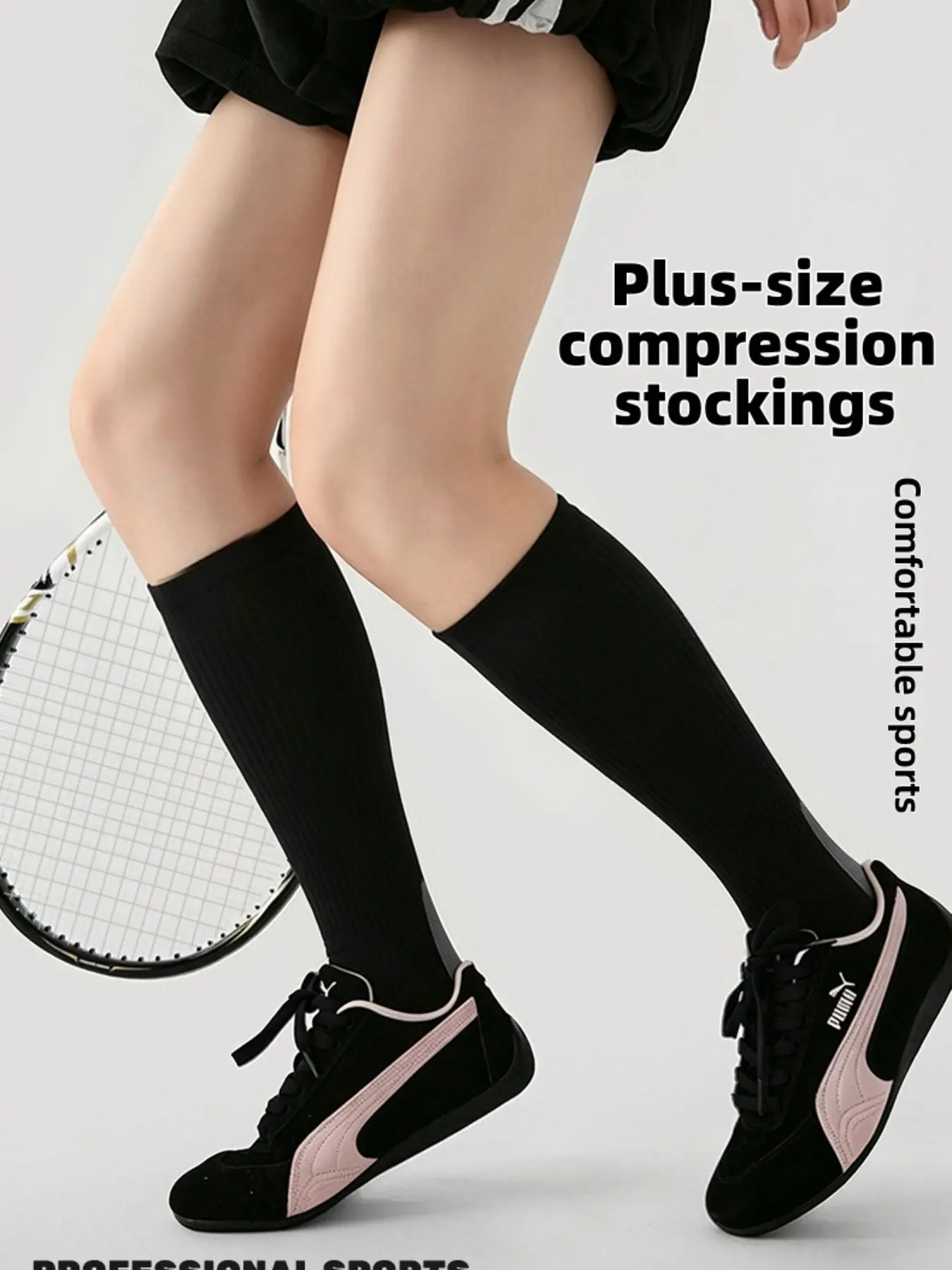 Unisex 3xl Pressure Socks, Breathable Summer Training Socks, Lightweight Sporty Design, Ideal for Fitness Activities