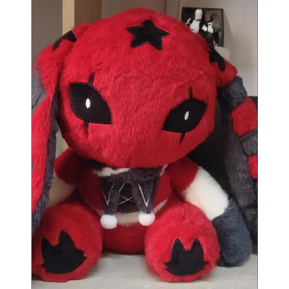 30cm Pierrot Plushie Game Freaks Plush Doll Cute Toys Stuffed Pillow Periphery Room Decoration Halloween Christmas Holiday Gifts