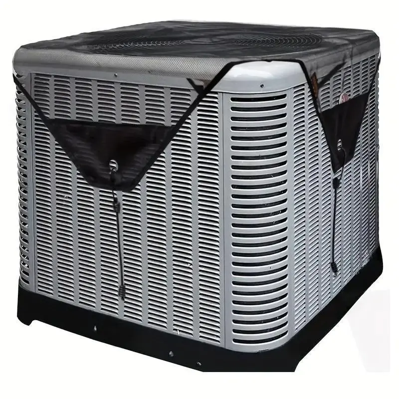 1pc AC Mesh Cover For Outside Units - Central Air Conditioner Cover For Outside Unit-Top Universal Outdoor AC Cover Defender-All Season Universal Mesh Air Conditioner Cover Air Conditioner Accessories AC Covers For Outside
