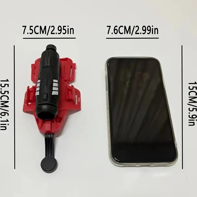 Kids Spider Web Launcher & Doll Launcher Set 1 Set Rubber Band Bracelet Shooter Toy Educational Fun Simulation Game for Boys Girls Outdoor Play Gift