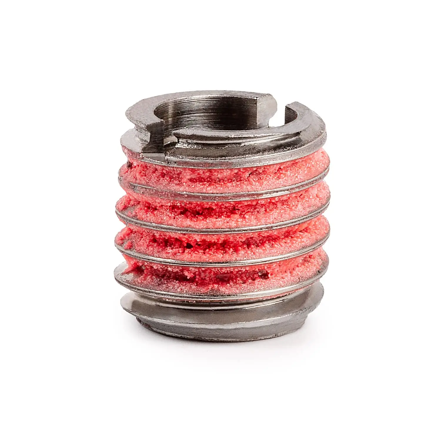 303-5 Externally Threaded Insert, 303 Stainless Steel, 5/16"-18 Internal Threads, 1/2"-13 External Threads, 0.484" Length, Made in US (Pack of 5)