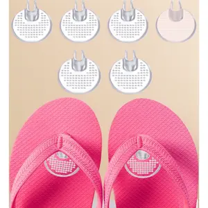 Silicone Toe Protectors for Flip Flops – 3 Pairs Gel Toe Guards Cushion, Non-Slip Between Toe Pain Relief for Thong Sandals, Clear Transparent