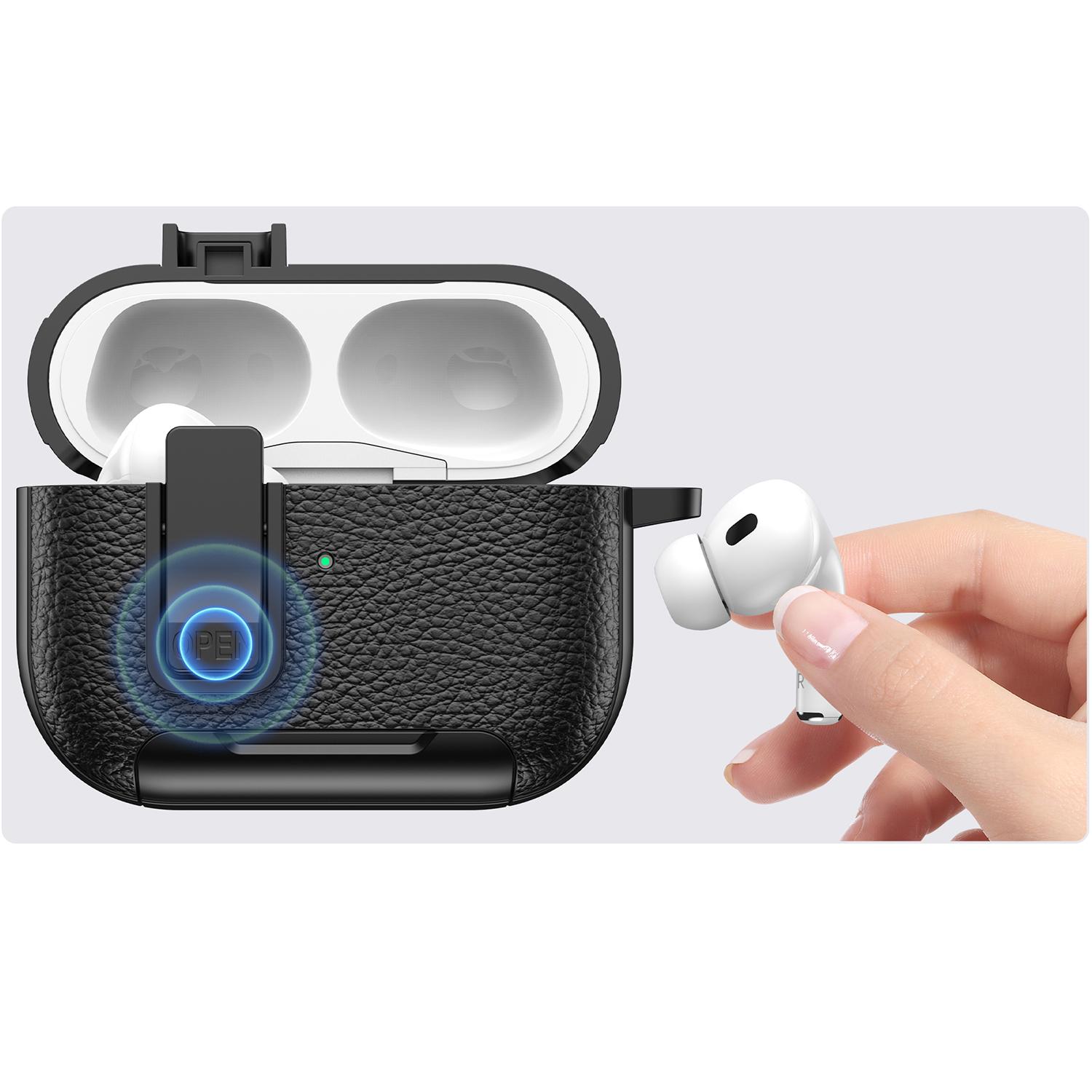 for Airpods Pro 3 2 1 4th Generation Case with Magnetic Automatic Lock, Rugged Apple Airpods Pro Cover 20, Armor Shockproof Protective Hard Shell Case Cover with Keychain for Men Women