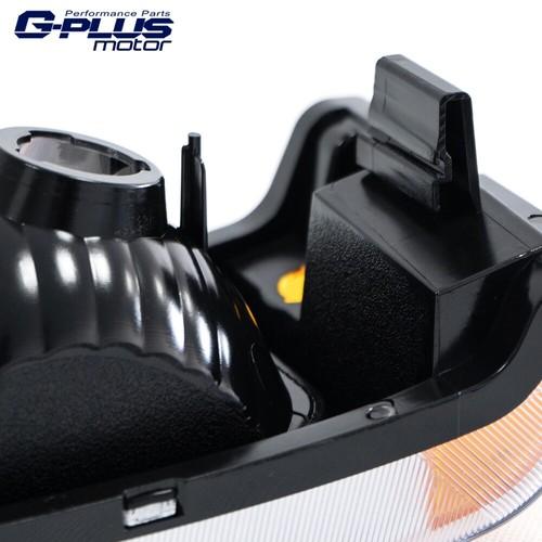 Pair Headlights W/ Amber Reflector Fit For 2003-06 Chevy Silverado Avalanche New