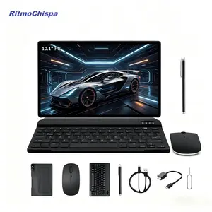 10.1 Inch Android Tablet PC, 3gb RAM, 32GB Storage, Octa-Core Processor, Dual Camera, Includes Keyboard, Case, Mouse, Touch Pen