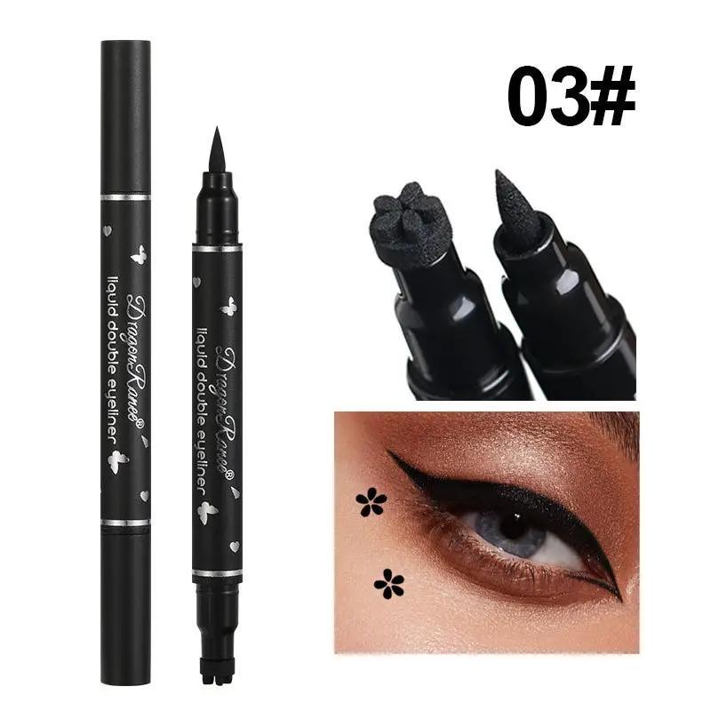 Double-Ended Eyeliner Stamp Pen Set, 5pcs Waterproof Long-Lasting Eyeliner Pens, Quick-Drying with Precise Flexible Tip and Comfortable Grip, Professional Daily Makeup Accessories #TOP PICKS