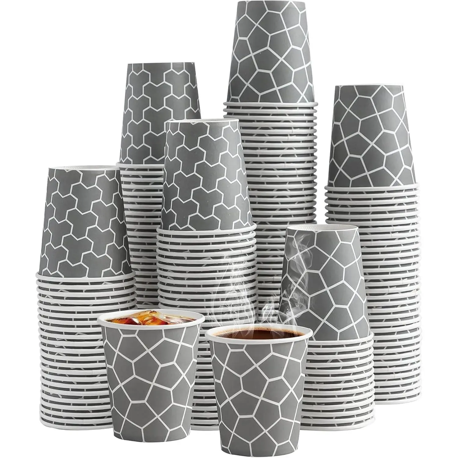 600 Pack 4 oz Paper Cups, Leak-Free Disposable Espresso Cups | -Safe Paper, Hot and Cold Drinks, Coffee  Water, Microwave Safe, Compostable,  School Office