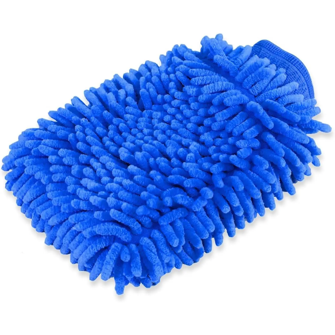 House Cleaning and  Wash Mitts,  Dusting Microfiber Gloves, Washing Clean Polish  (2-Pack, Blue)