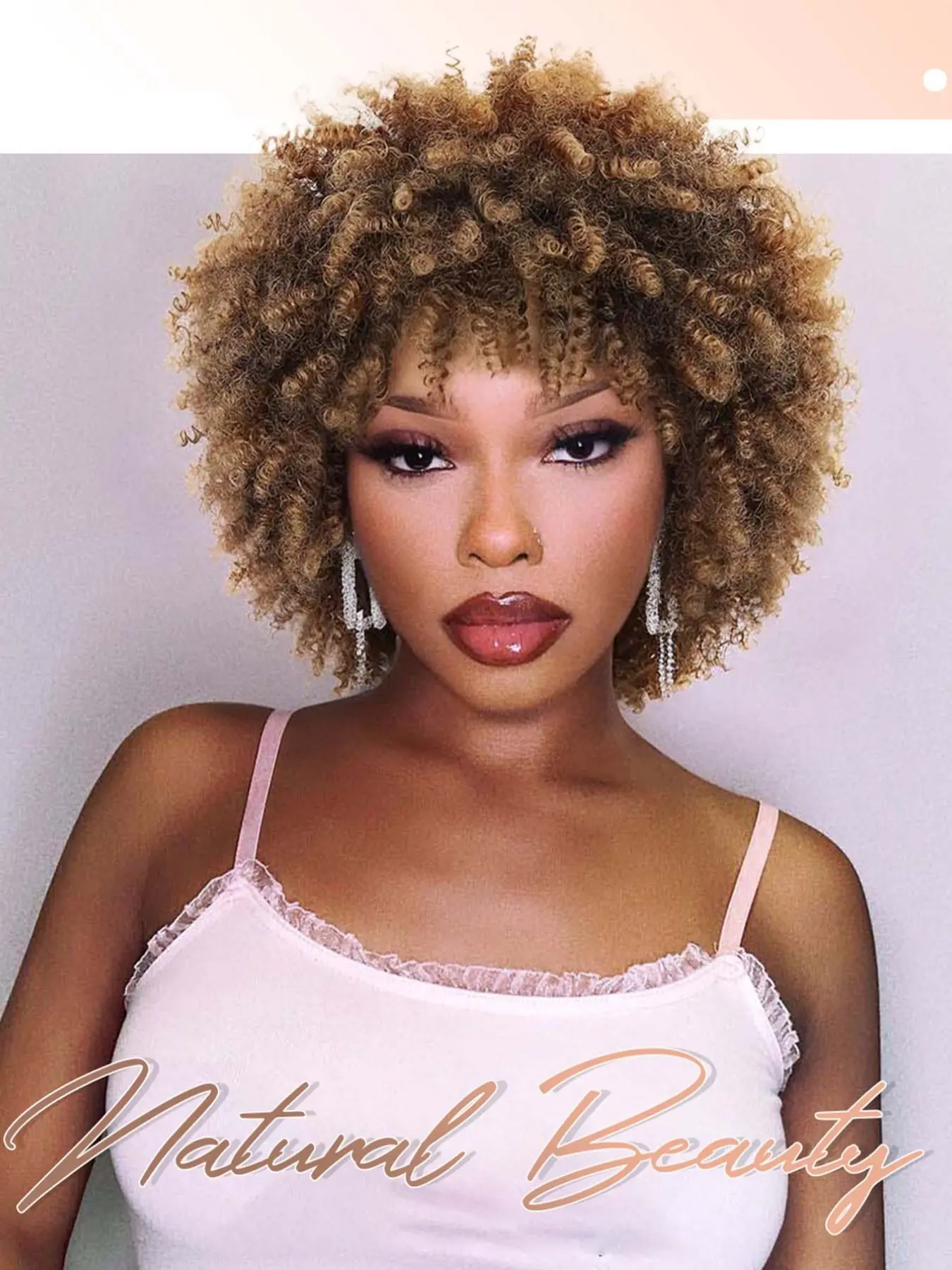 Short Dreadlock Wig Short Afro Curly Braided Wigs for Women Short Curly Wig Faux Locs Twist Braiding Ombre Brown Synthetic Hair Wigs 6 Inches