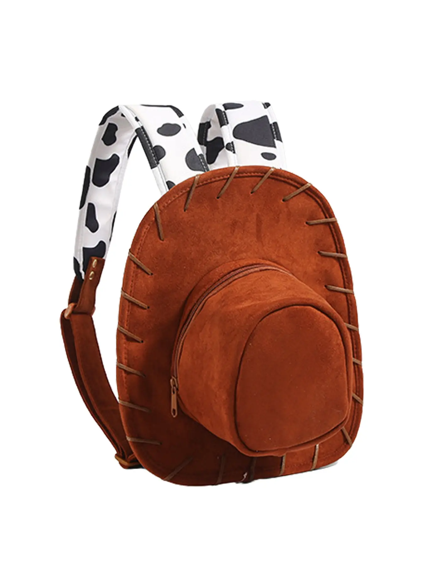Vintage Creative Toy Story Woody Cowboy Hat Backpack, Cute Cartoon Novelty Daypack