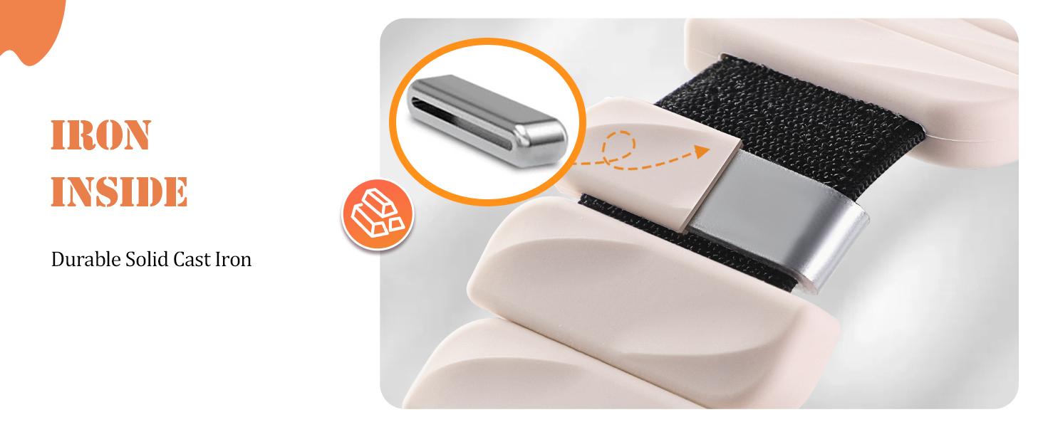 AGS Ankle Weights Set of 2 (1 lb/2 lb Each) for Women Men Adjustable Wrist Bracelet for Home Gym Weighted Bangles Wristbands Leg Arm Weights for Walking Swimming Running Pilates Yoga Gym