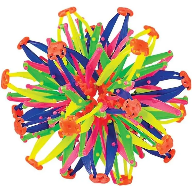 Geddes Colorful Expanding Fidget Balls 6-Pack (6-12 in) - Calming Sensory Toys for Neurodivergent Kids with Sensory Issues, Supports Mindfulness, Deep Breathing, Mental Health Awareness - Home & Classroom Use