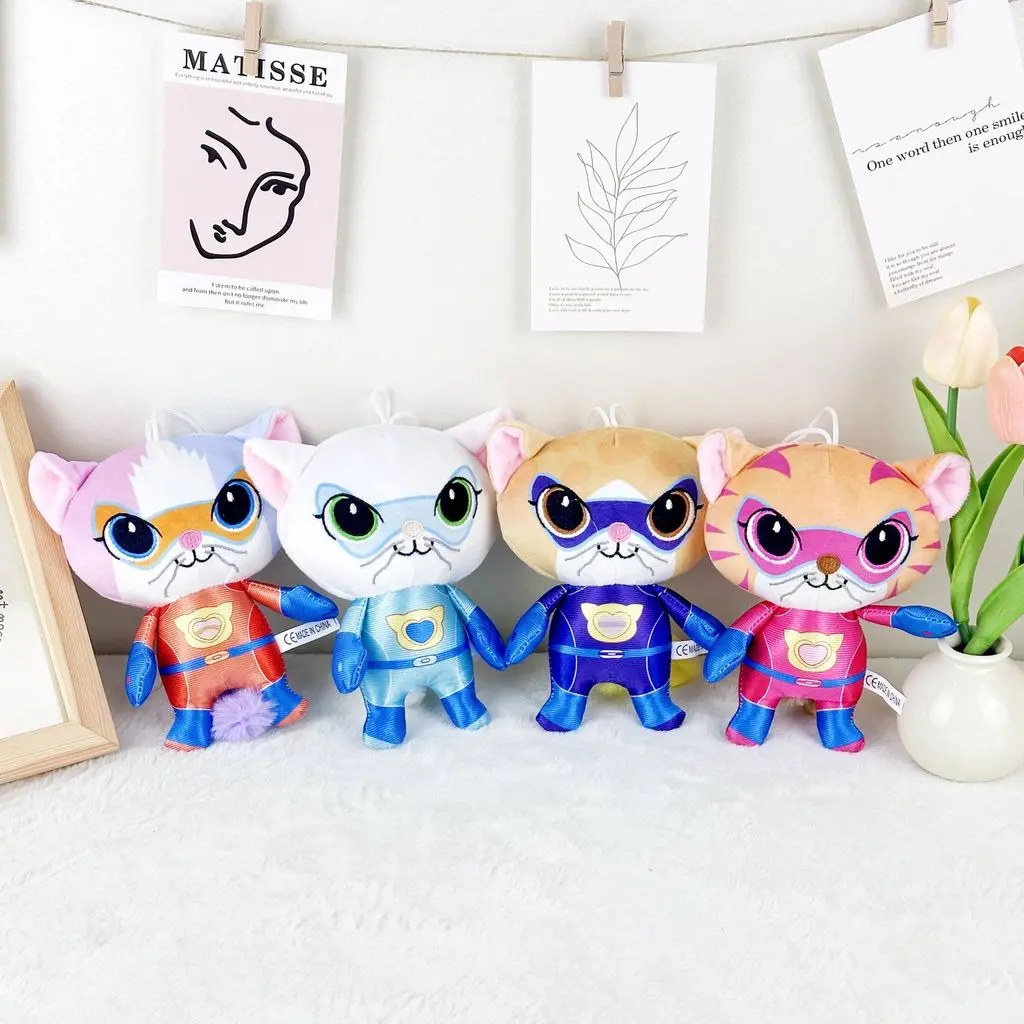 New Arrival Super Kitties Plush Toy, Cute Cartoon Stuffed Doll, Cute Stuffed Animal, Cute Animal Design