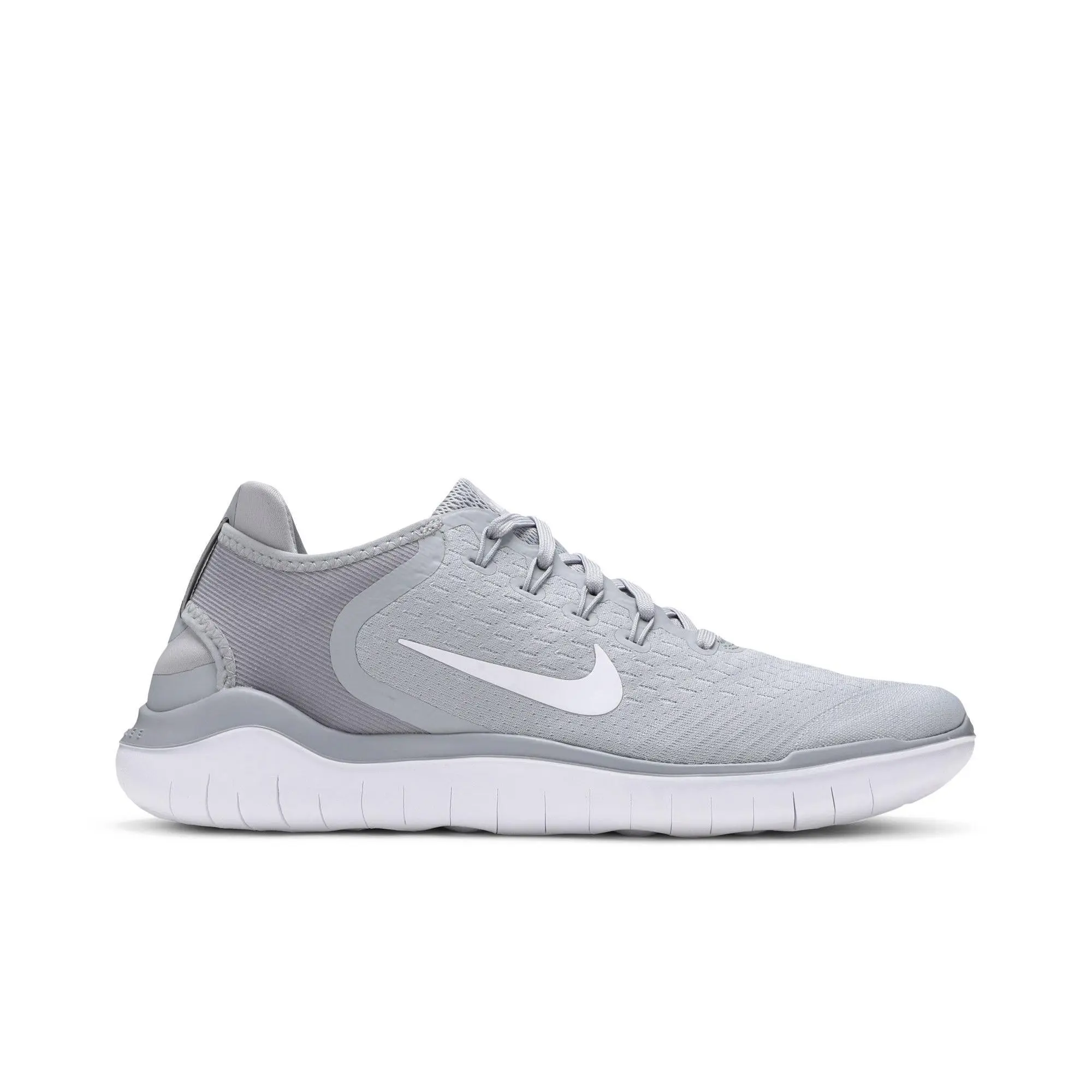 Nike Free RN 2018 'Wolf Grey' (Unisex) Wolf Grey/White-Volt-White running shoes 942836 003