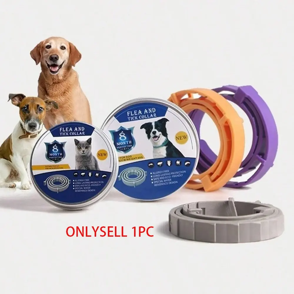Pet Protection Enhanced Large Dog Flea and Tick Control Kit with Collar, Odorless and Non-Greasy, Waterproof, Eliminates Fleas, Ticks, Larvae, Pet Christmas Gift