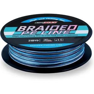 Braided Fishing Line X8 - Super Strong High Abrasion Resistance Pro Grade Power Permance -  Saltwater or Freshwater Fish Colored Fishing Line Braid
