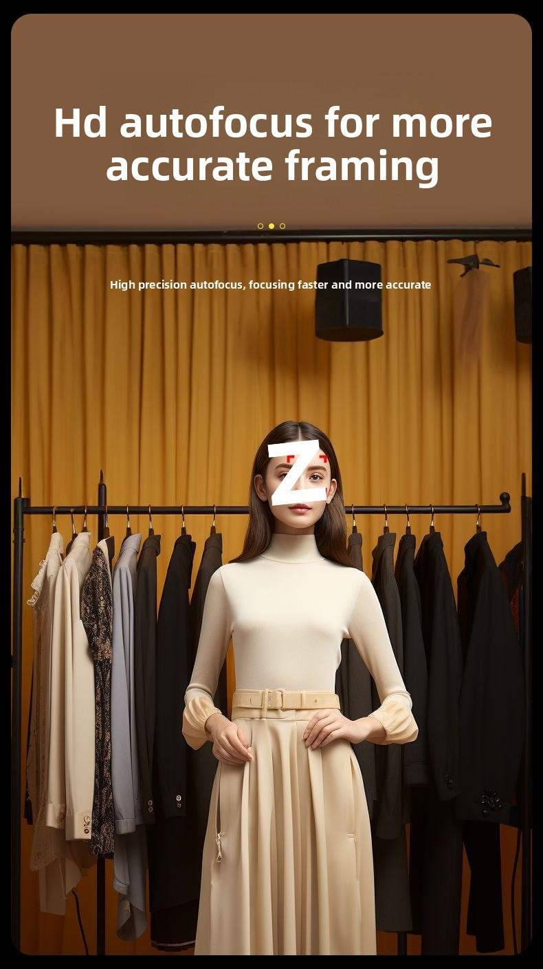 Computer camera for online classes, live streaming, USB external desktop microphone, laptop conference, beauty enhancement