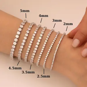 Gold,silver plated tennis bracelet with cubic Zirconia, Dainty gift for her, Personalized mothers day anniversary bridesmaid gifts for women
