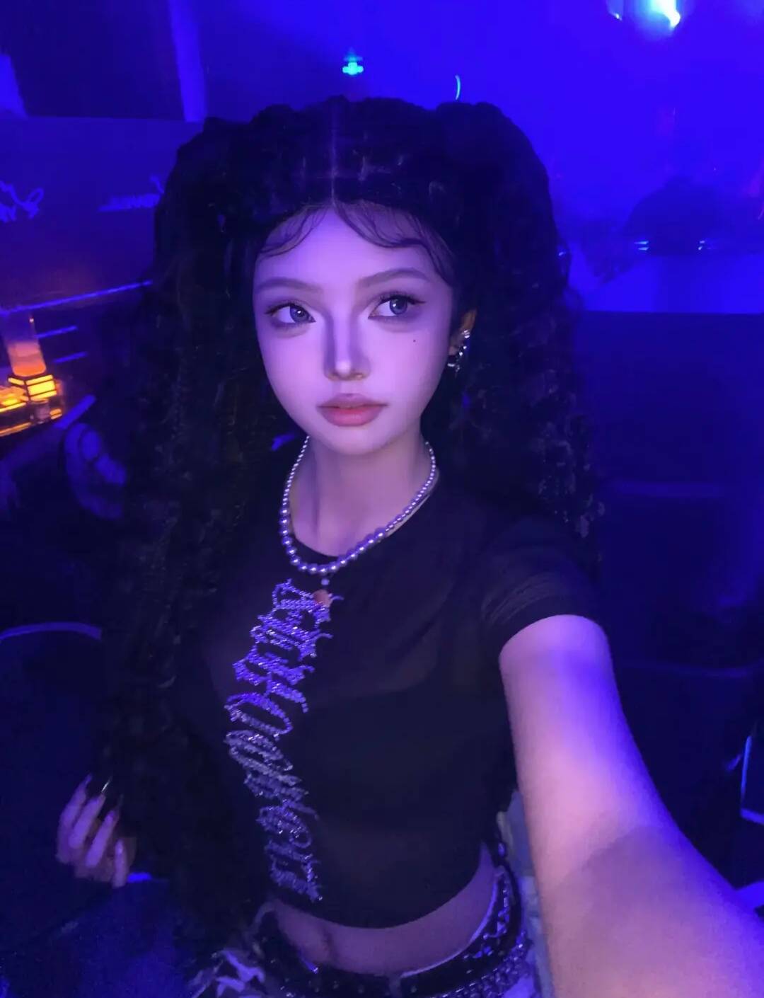 Hot Girl African Braid, Latin American Curl, Full Lace Hand-Woven Wig