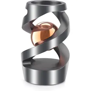 Upgraded Kinetic Spinning Desk Fidget Toy, Quiet Stress Relief Fidgets for Office, Kids Teens & Adults, Rose Goldfidget toys