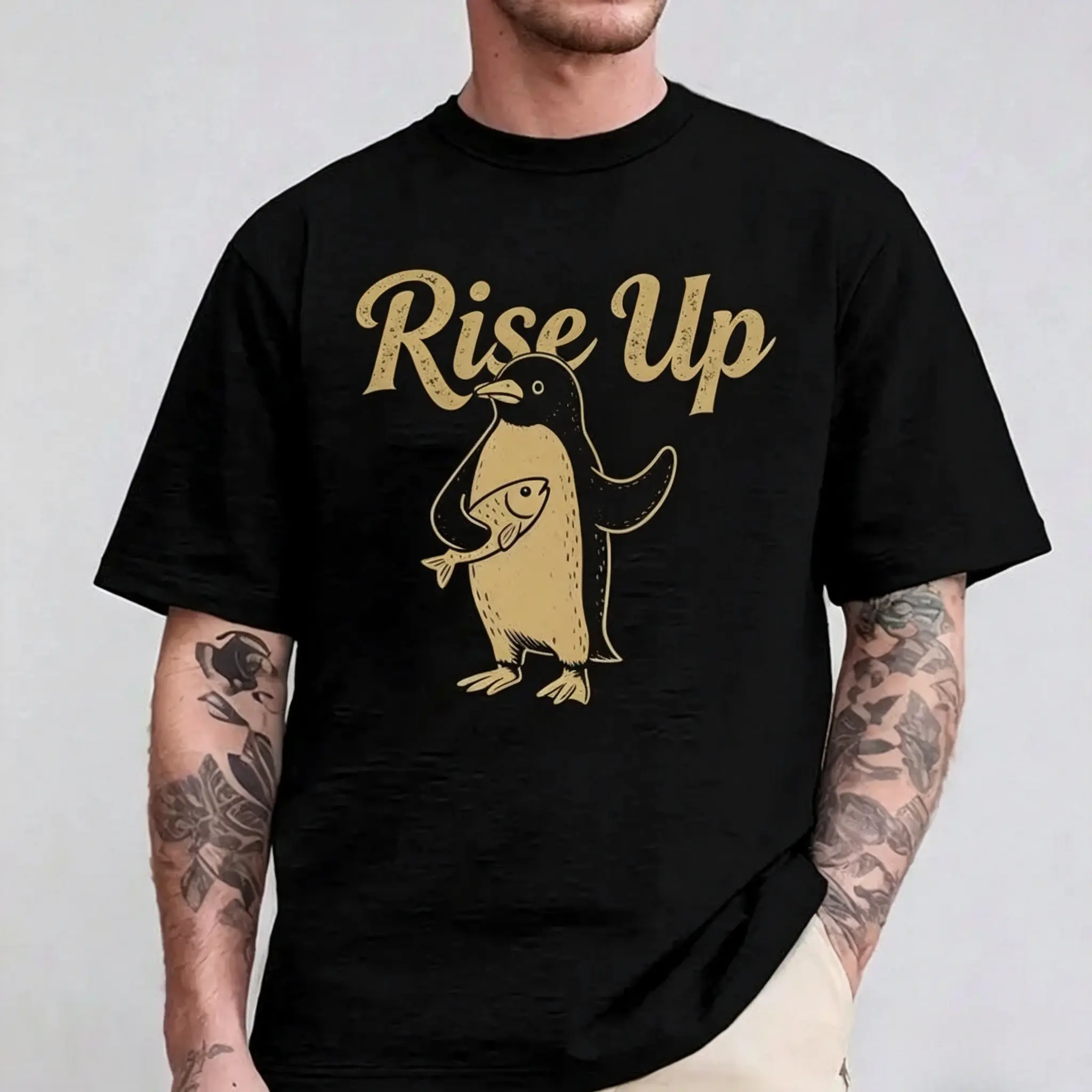 Penguins Against Shirt, Subtle FDT Shirt Menswear Tops