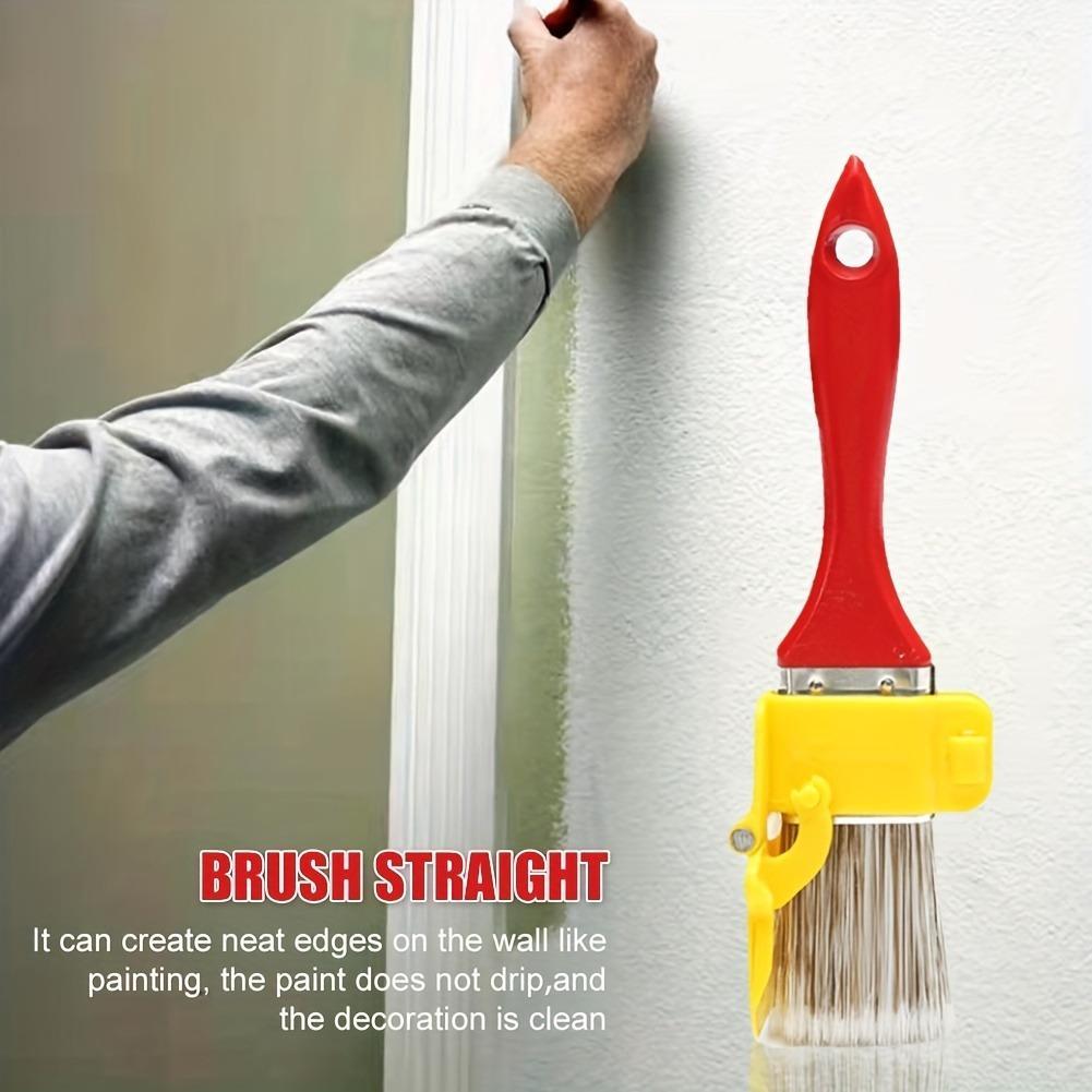 1/2/3pcs Interior Wall & Ceiling Paint Brush Set, for Corner Trimming, Faux Wool Brush, Latex Paint Edging Tool, Furniture Paint Brushes, Paint Brushes for Walls, Paint Edger Tool