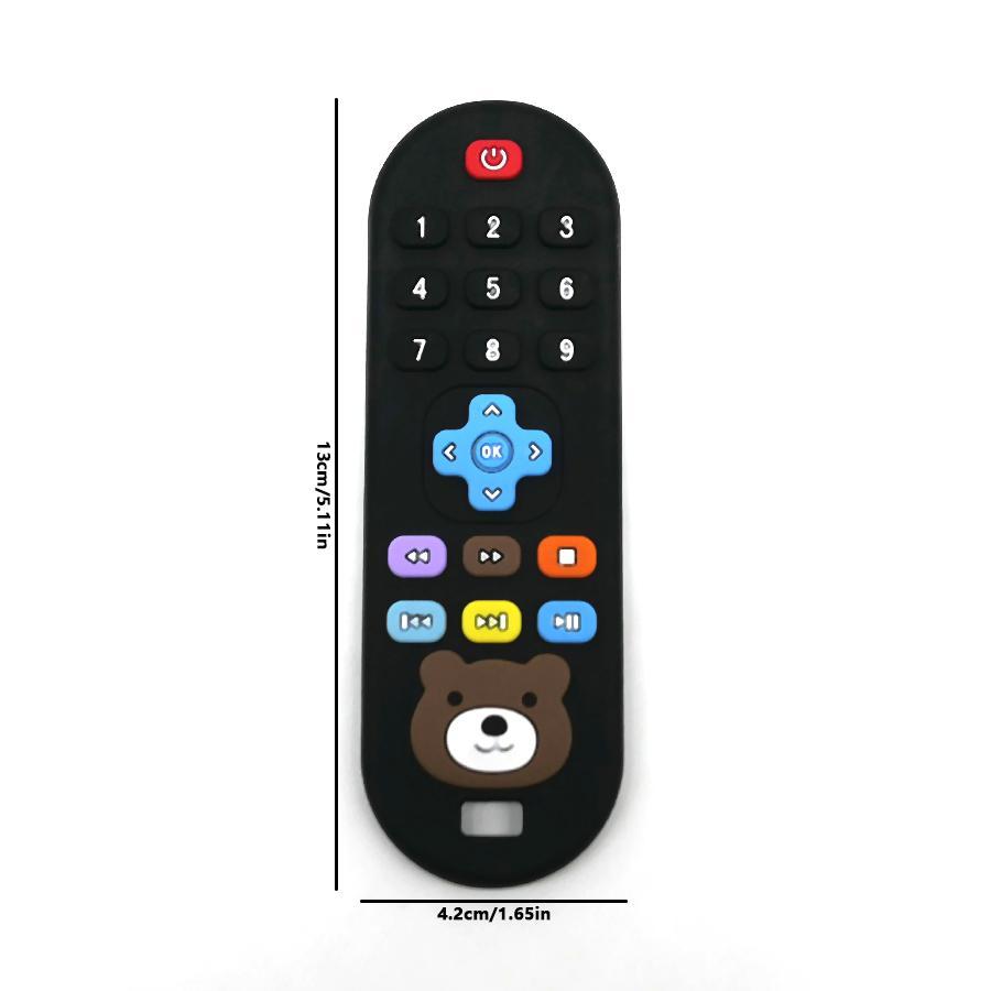 Remote-Control-Shaped Baby Teether Toy, Teether Toy for Boys and Girls, Suitable as a Gift for Boys and Girls, Sensory Teether