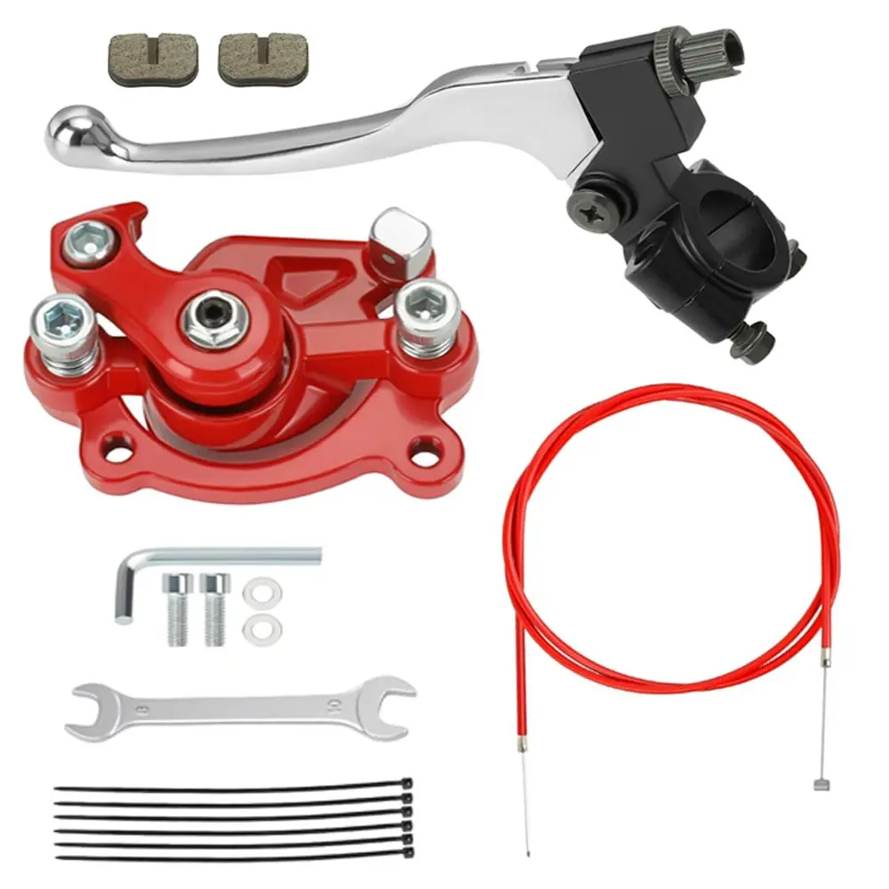 Mini Bike Brake Lever Kit,Brake Caliper and 61" Brake Cable Replacement for Predator 79cc 79.5cc 97cc 100cc GMB100 Coleman CT100U CC100X Baja Motorsports DB30 Motovox MBX10 MBX11 MMB80 MMB105 Minibike Powersports Parts