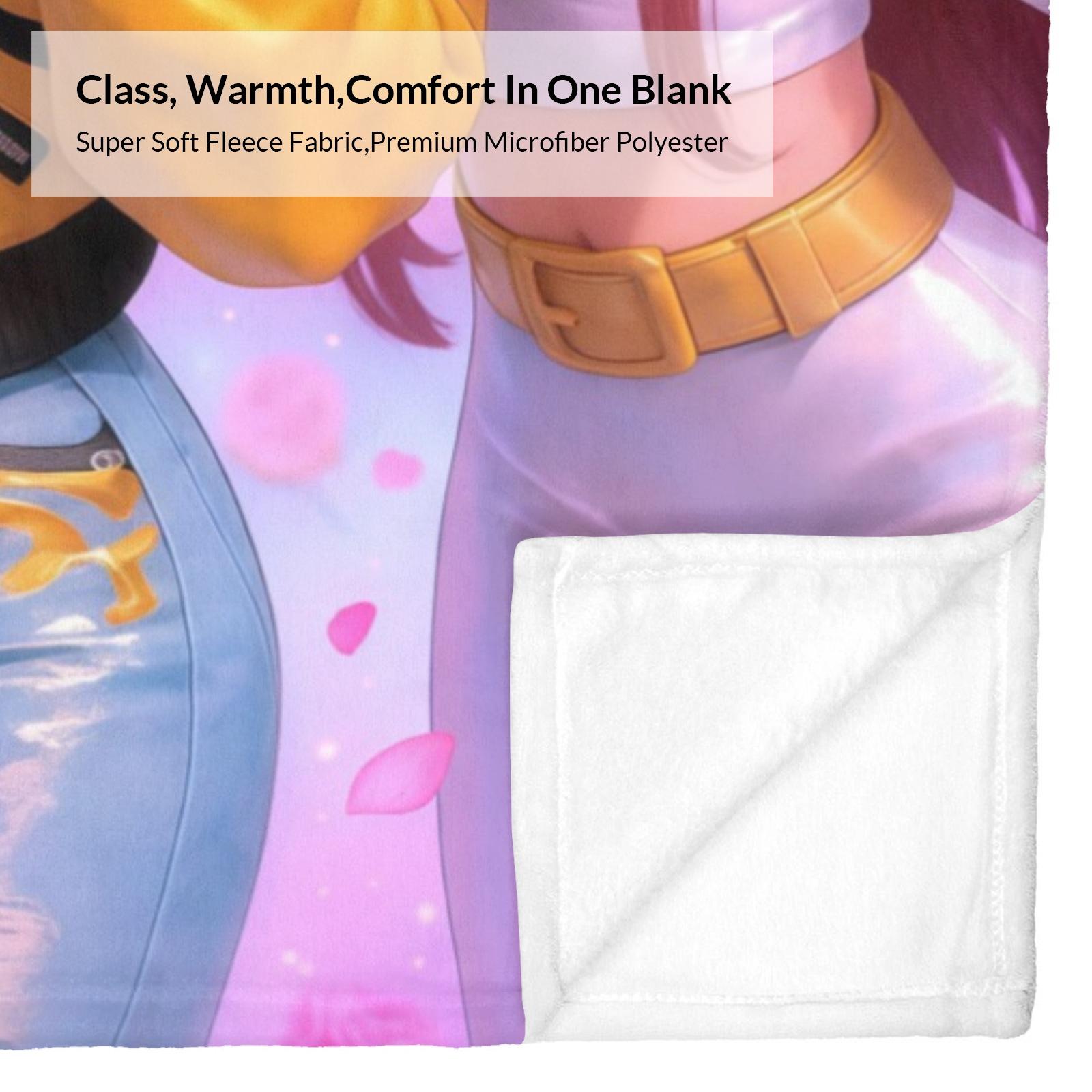 K-Pop Devil Hunter Dream Blanket, Soft and Warm, Suitable for Fans, Women, Girls, and Children.A Cozy Nap Blanket, Perfect for Everyday Wear and Relaxation.An Ideal Choice for Living Room Sofas,and A Great Christmas Gift.A Devil Hunter Fan Blanket.