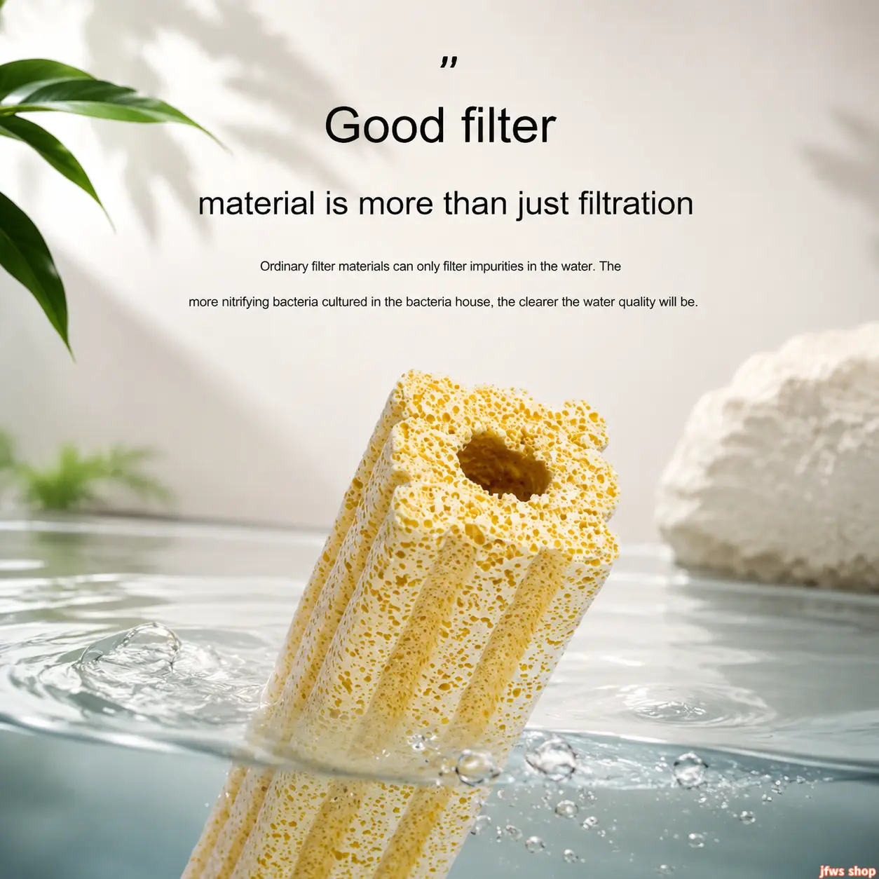 2026 New 10 Pack Nano Quartz Bio Filter Media Balls with Far Infrared Bacteria House for Aquarium Fish Tank Water Purification High Porosity Biological Filter Media for Freshwater Saltwater Pond Canister Sump Filter homedecor