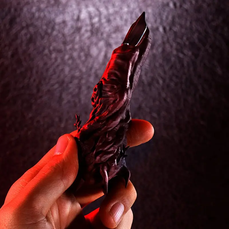 10cm Jujutsu Kaisen Ryoumen Sukuna Finger Model, Anime Curse Finger Statue, PVC Collectible Desk Decor, Gift for Fans