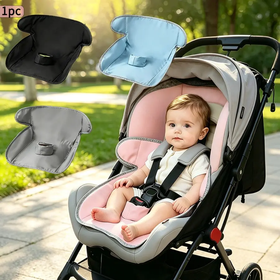 Baby Stroller Protector Pad, Thick Soft Cushion, Waterproof Dirt Barrier, Fits Most Baby Strollers, Infant Car Seat Accessory