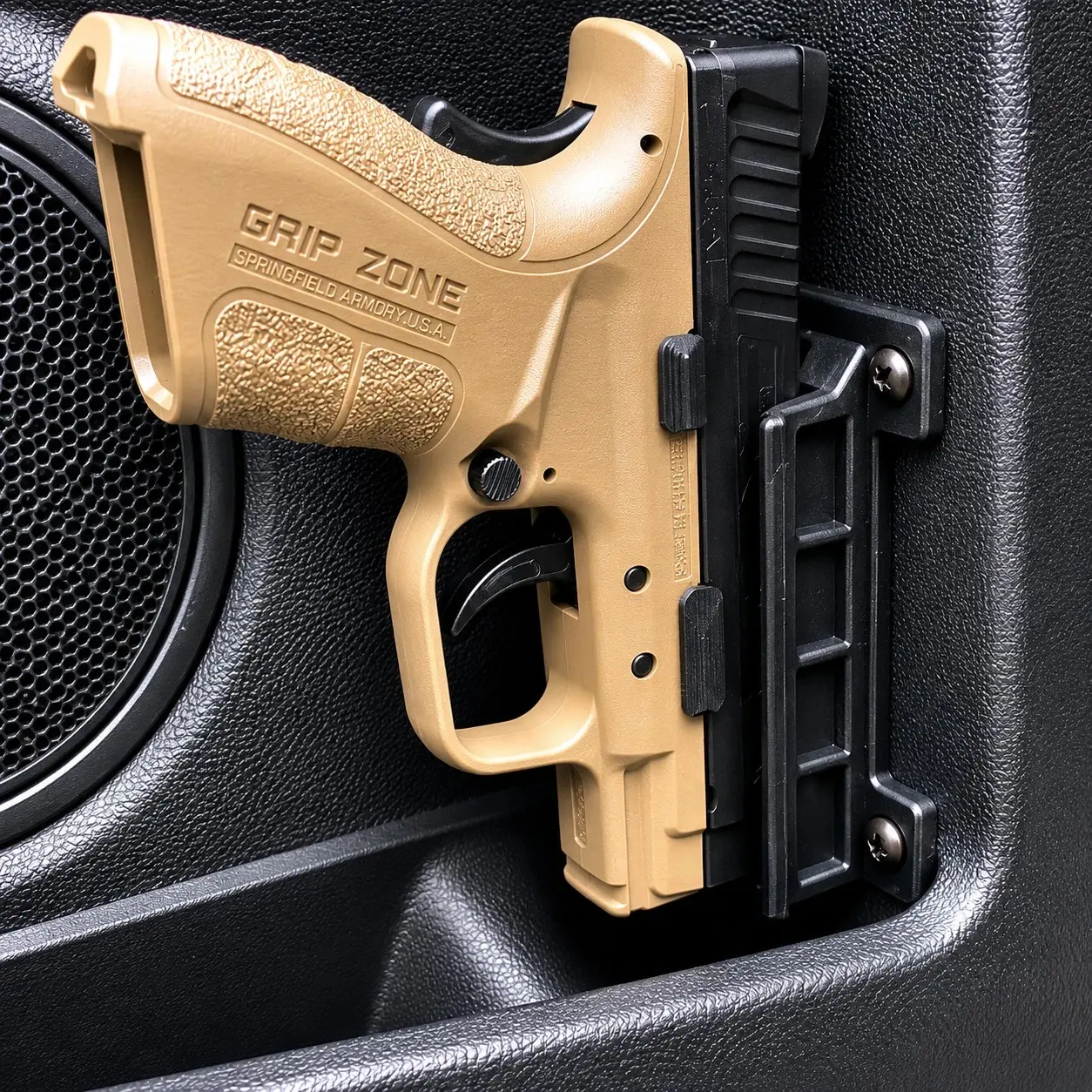Gun Magnet Mount Magnetic Holder Universal Holster Concealed Pistol for Car Bed Under Desk Concealed Carry Gun Holster Gun Accessory