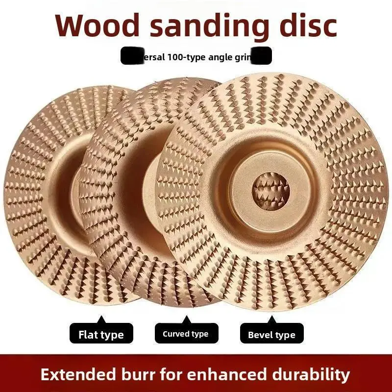 Angle Grinder Wood Sanding Disc, Sharp Wire Spur Disc Polishing Wheel, Heavy Duty Wood Grinding Abrasive Burr Disc for Wood Carving, Shaping, Polishing & Woodworking DIY Projects