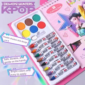 Kpop Graffiti Coloring Books for Witch Hunters, Puzzle & Crayon Drawing Books, Art Creation Picture Books, Coloring Books